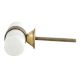 White Tube Stone Drawer Knob